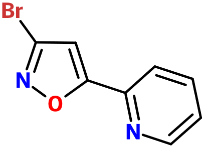 MC002517 2-(3-Bromo-1,2-oxazol-5-yl)pyridine